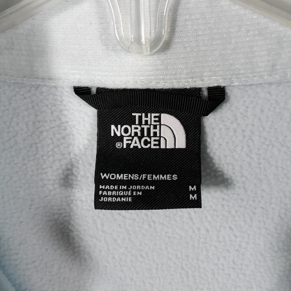 The North Face Sweater Womens Medium Light Blue Outdoor 1/2 Zip Pullover - Picture 4 of 8